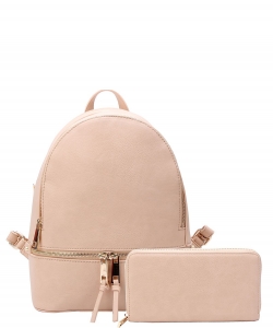 New Fashion Backpack with Wallet LP1062WPP Nude